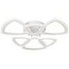 Geometryczna lampa sufitowa W7114-3+3 plafon ledowy 132W biały