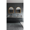 Łazienkowe lustro MIRROR W0386 LED 26W 3000-5000K IP44 złote