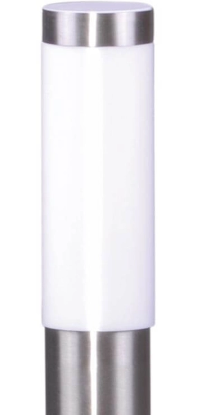 Lampa ogrodowa tuba Anica K-LP231-450 wąska metalowa chrom