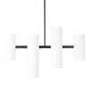 Salonowa lampa wisząca Laxer P0502 Maxlight skracana metalowa tuby biała