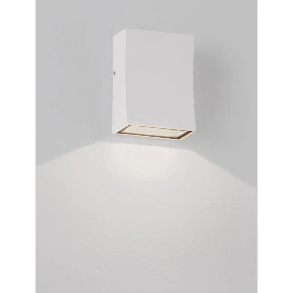 Zewnętrzna lampa ścienna ZARDUNA LE75222 LED 3W 3000K IP65 biały