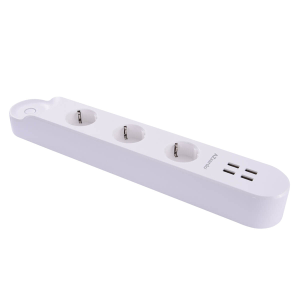 Potrójna listwa z gniazdkami POWER AZ3477 Azzardo wifi biały