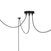Lampa wisząca Assam 33-17772 Candellux regulowana czarna złota