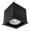 Wpuszczana lampa natynkowa Cage 1078 Shilo kostka czarna