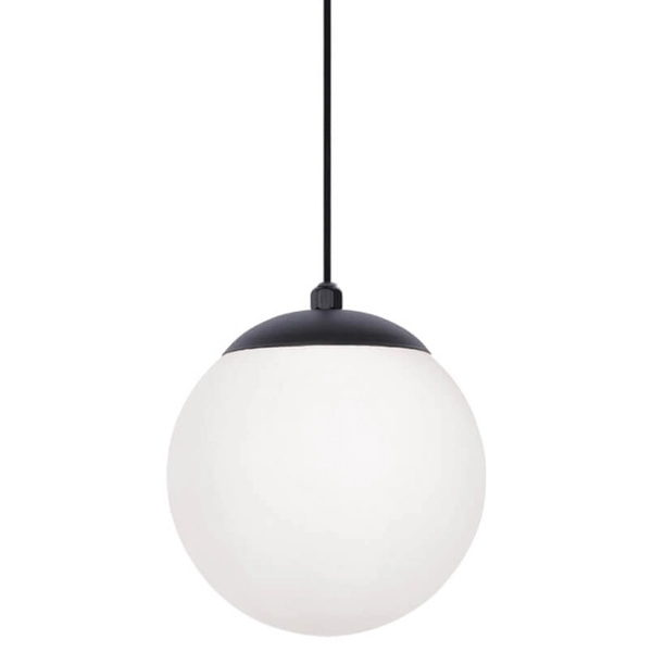 Pojedyncza lampa wisząca Savoy K-4920 biała czarna