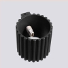 Lampa ścienna AURA czarna SL.1786 nowoczesna tuba 1xG9