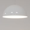 Kopułowa lampa zwisowa Hemisphere Super 10695 Nowodvorski do salonu biała