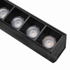 Gabinetowa lampa magnetyczna 1147 Domeno LED 24W 2700-6000K metalowa czarna