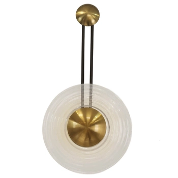 Ścienna lampa do salonu Bell LP-1702/1W TR LED 8W 3000-6000K złota czarna