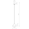 Lampa do jadalni wisząca Zenith 10881 Nowodvorski zwis metalowa jedwabisty grafit