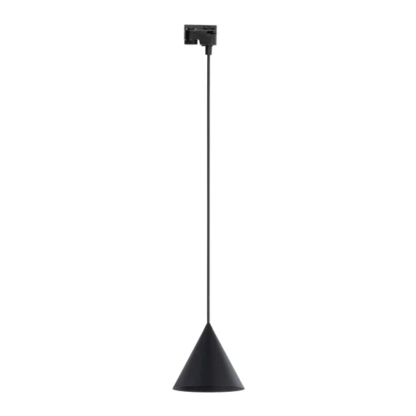 Stożkowa lampa wisząca TRACER CONO 10650 1-fazowa czarny