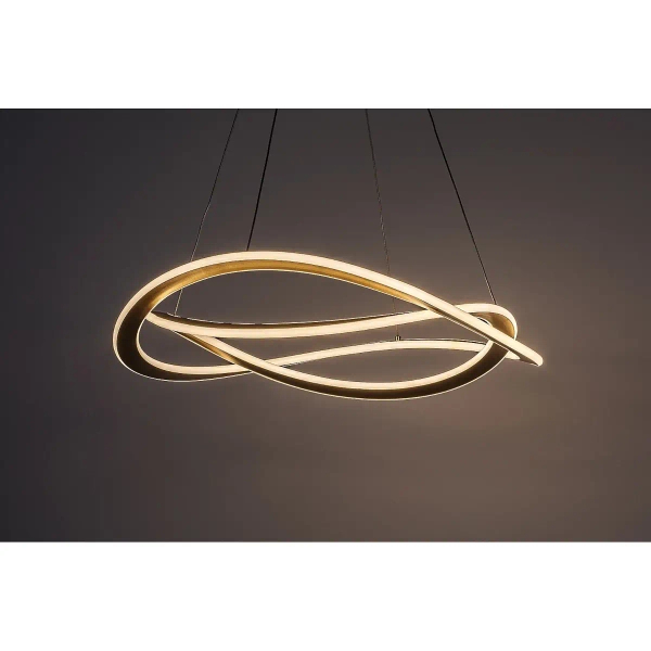 Podwójny ring wisząca lampa Kallira 72282 LED 72W 3000K złoty