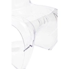 Designerskie krzesło salonowe Hover KH010100212 z tworzywa przezroczyste