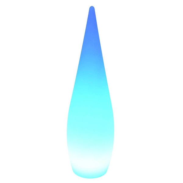 Stojąca lampa na baterie Ghost ES-DC001 LED 5W RGBW IP65 duszek biała