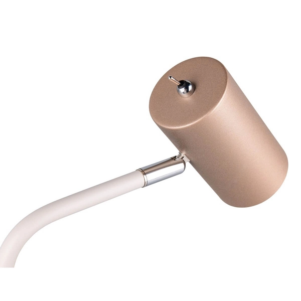 Stołowa lampka nocna VANTOS DL165512400 regulowana z wtyczką brązowa