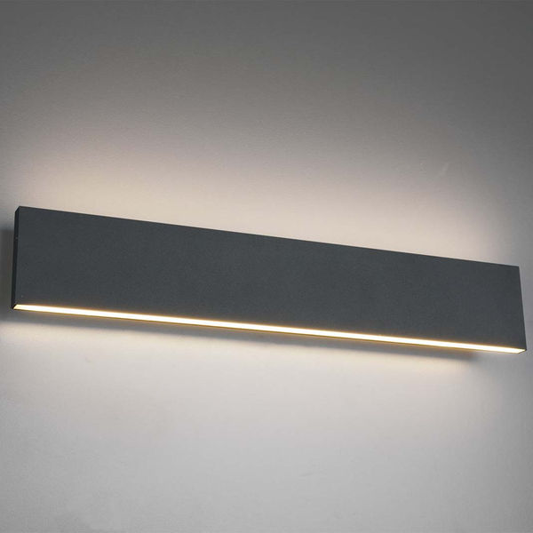 Nowoczesna lampa ścienna TERMINUS DL742225174 LED 18W 3000K grafitowa