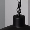 Wisząca lampa na taras Retro ABR-RRF-E27 Abruzzo IP54 czarny przezroczysty