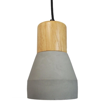 Betonowa lampa wisząca Concrete ST-5220-grey Step drewniana szara