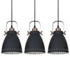 LAMPA wisząca FRANKLIN MD-HN8026S-3-B+RC Italux industrialna OPRAWA metalowa LISTWA sufitowa zwis loft kaskada grafitowa