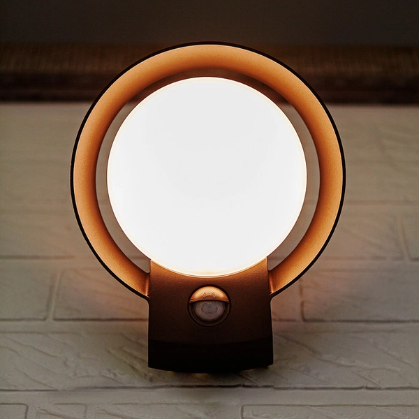 Elewacyjna lampa ścienna Polo LED 16W 3000K okrągła IP54 grafitowa