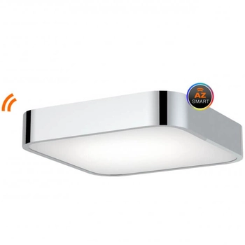 Łazienkowa lampa sufitowa Lucie LED 24W wifi chrom biała