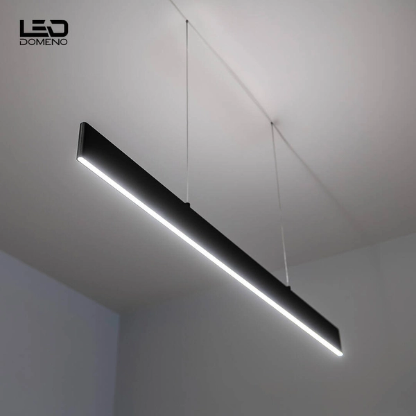 Lampa wisząca do garderoby 1083 Domeno LED 30W 3000K listwa zwis czarna