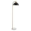 Kopułowa podłogowa lampa Buchanan 112211 z nożnym włącznikiem czarna