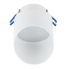 Okrągła lampa sufitowa tuba Hvar 10488 Nowodvorski podtynkowa biała