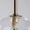 Kaskadowa lampa wisząca Aurora 10182 TK Lighting kule złota czarna