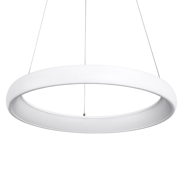 Minimalistyczna lampa wisząca Alessia nad stół LED 50W 4000K biała