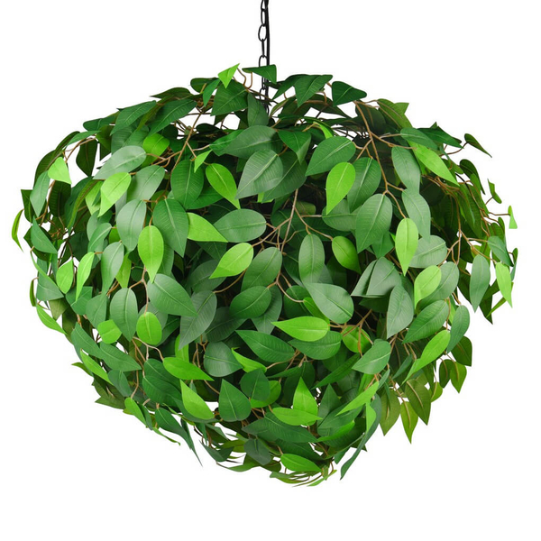 Lampa wisząca do jadalni Leavy R10464015 RL Light liście zielona czarna