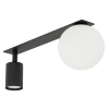 Podtynkowa lampa sufitowa Vox 2 10927 kula mleczna czarny