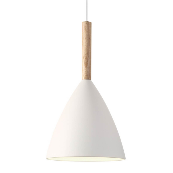 Kuchenna lampa wisząca Pure 43293001 DFTP industrialna stożek biała