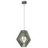 Geometryczna lampa wisząca Mauro 77489/01/33 MDF zielona