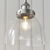Lampa wisząca Hansen 91738 Endon industrialna stal szczotkowana
