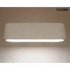 Ryflowana lampa wisząca MAZAYA biała MSE1501100607 1xLED 71,5W nad stół