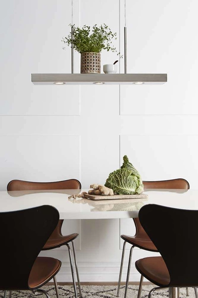 Rustykalna LAMPA belka TRAY 106124 Markslojd metalowa OPRAWA wisząca LED 9W 3000K zwis prostokątny biały