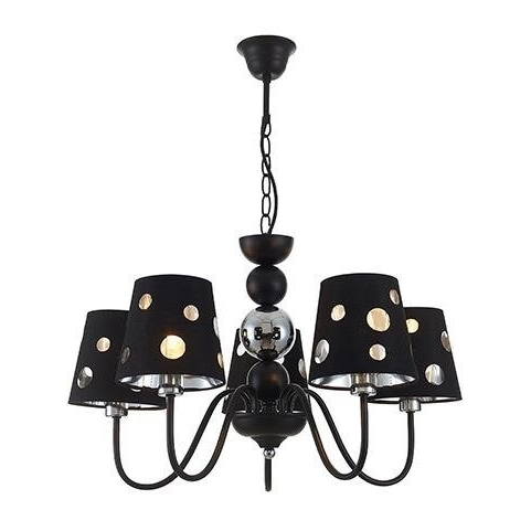 Jadalniany żyrandol BATLEY 50205106 abażurowa zwis kula czarna