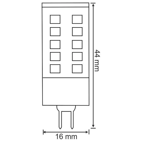 Żarówka LED 306616 Polux LED G4 3W energooszczędna 3000K biała