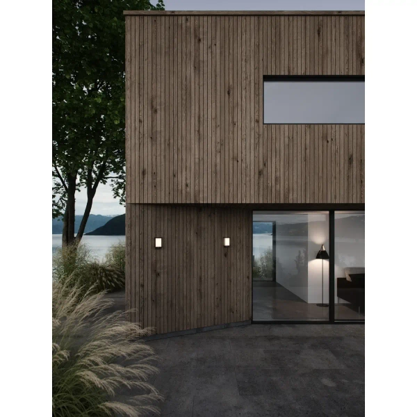 Ogrodowy kinkiet ścienny NESTOR 49051503 na taras IP44 czarny