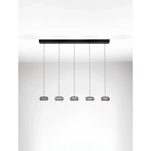 Wielopunktowa wisząca lampa OVANIRA LE45197 LED 40W 3000K czarna