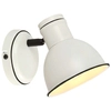 Kinkiet LAMPA ścienna ZUMBA 91-72115 Candellux metalowa OPRAWA regulowany reflektorek biały czarny