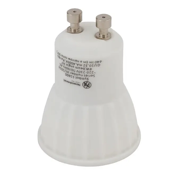 Halogenowa żarówka GU10 11600 LED 4W 4000K 470lm biała