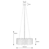 LAMPA wisząca LEVEL 107925 Markslojd metalowa OPRAWA modernistyczny ZWIS rurki czarne