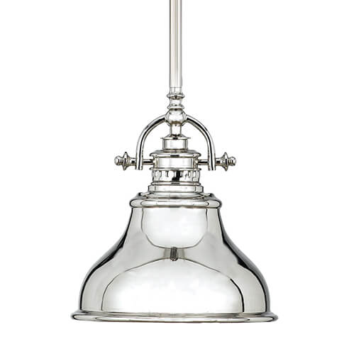Wisząca lampa industrialna QZ-EMERY-P-S-IS srebrna salonowa