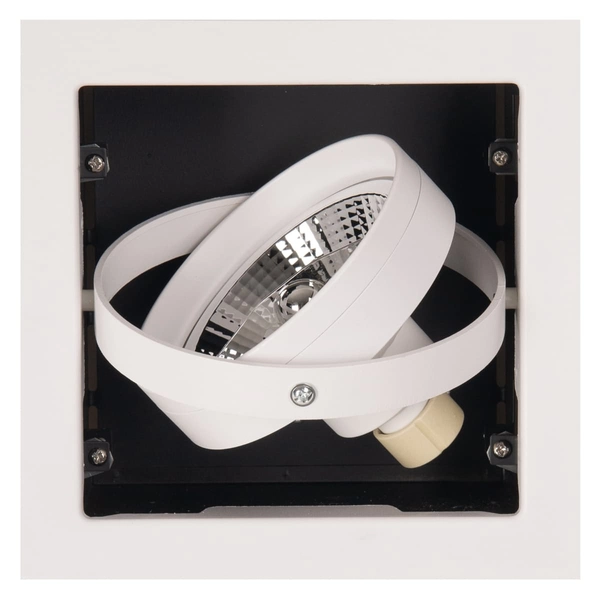 Lampa sufitowa MATRIX H0059 Maxlight regulacja do kuchni metalowa biała