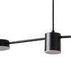 Metalowa lampa wisząca Gamorra ABR-LWL-GAM18W-C LED 18W 3000K tuby czarne