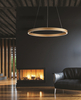 Wisząca regulowana lampa Andrea AZ5103 LED 90W 3000K złota