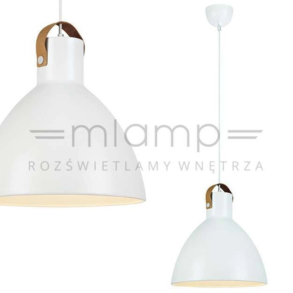 LAMPA wisząca EAGLE 106551 Markslojd metalowa OPRAWA zwis kopuła biała