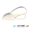 Nasufitowa lampa Pebbles 14049-16 Just Light LED 26,5W 3000K nieregularna biała